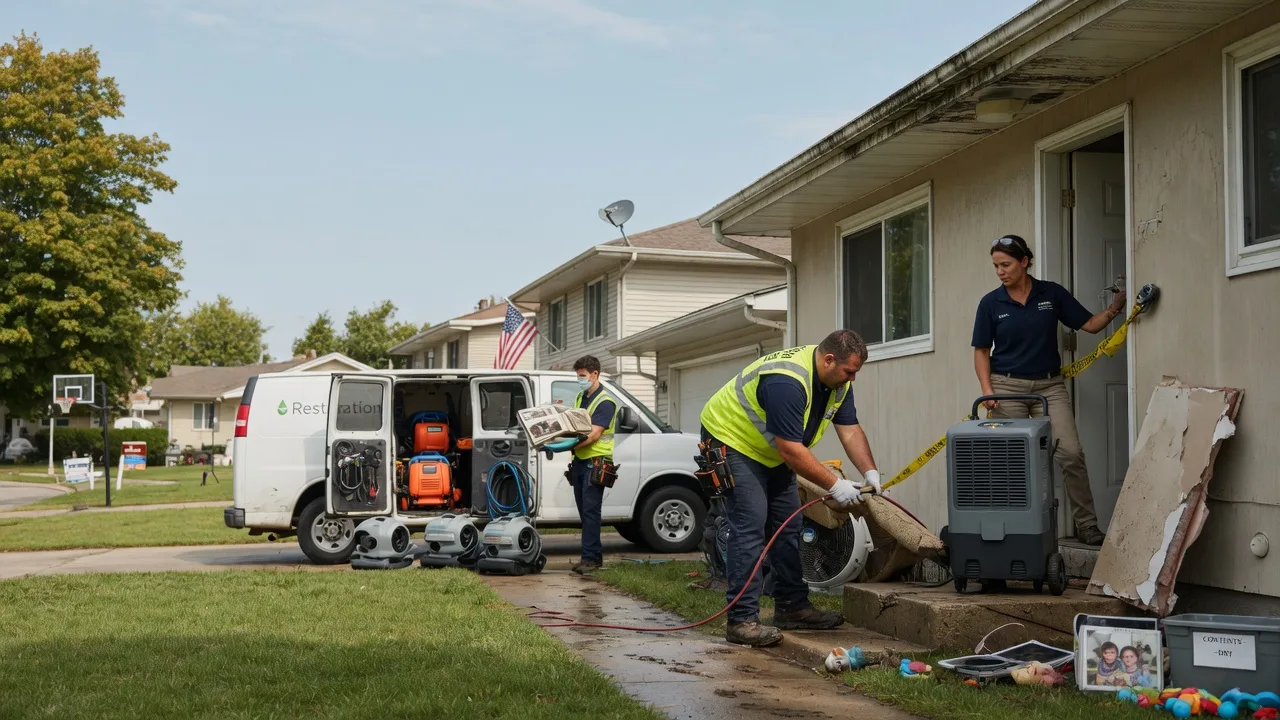 Water Damage Restoration in East Moline, IL near me